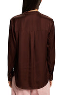 Drape Shirt - Brown