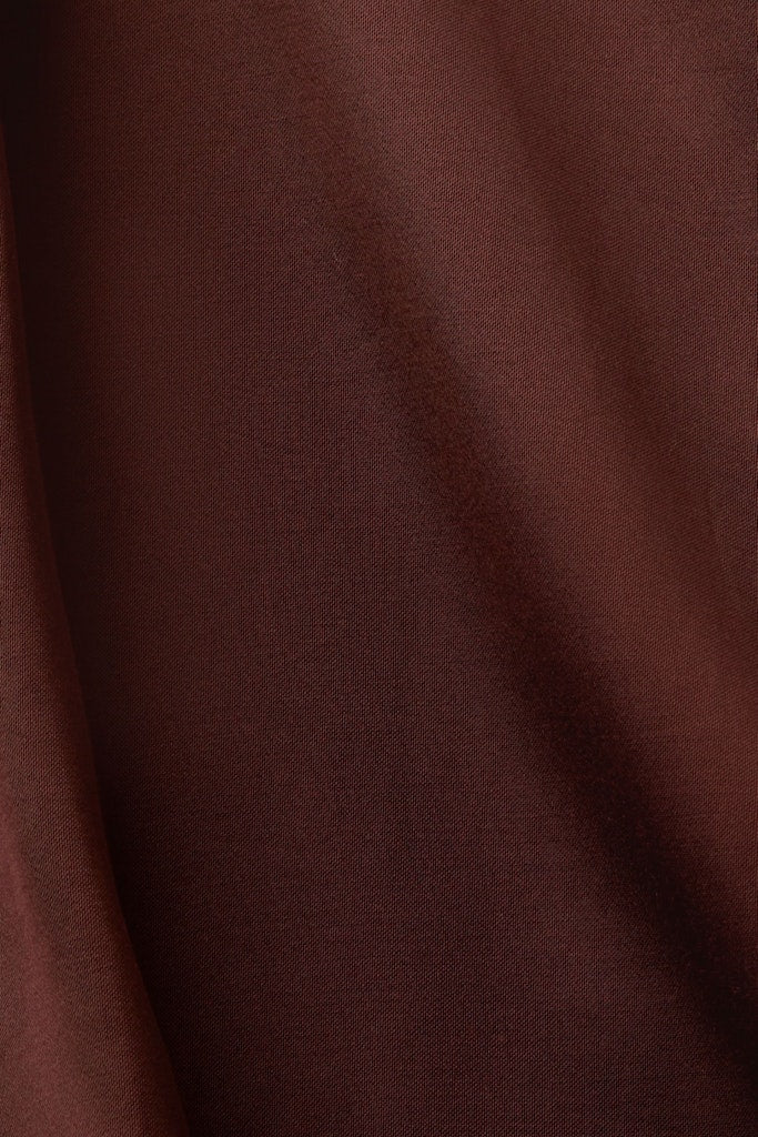 Drape Shirt - Brown