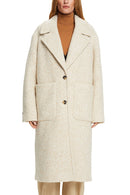 Casual 2 Tone Coat - Sand