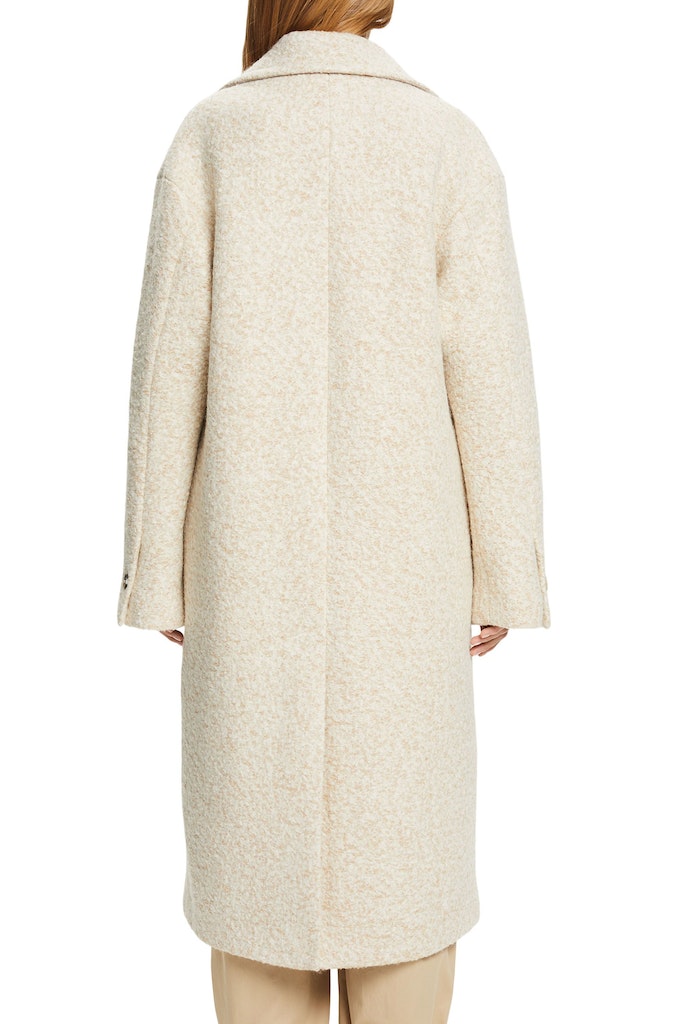 Casual 2 Tone Coat - Sand