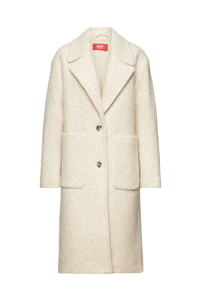 Casual 2 Tone Coat - Sand