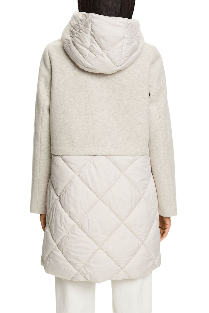 Mat Mix Coat - Light Beige