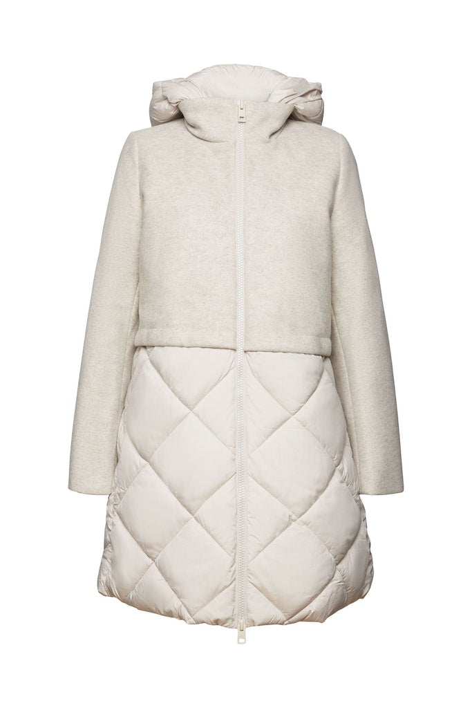 Mat Mix Coat - Light Beige