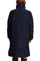 Casual Puffer Coat - Navy
