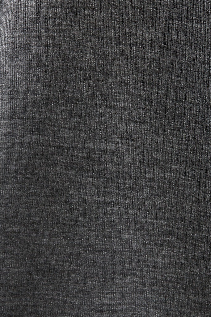 High Neck Sweatshirt - Medium Grey