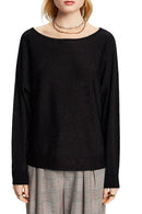 Round Neck Jumper - Black