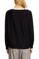 Round Neck Jumper - Black