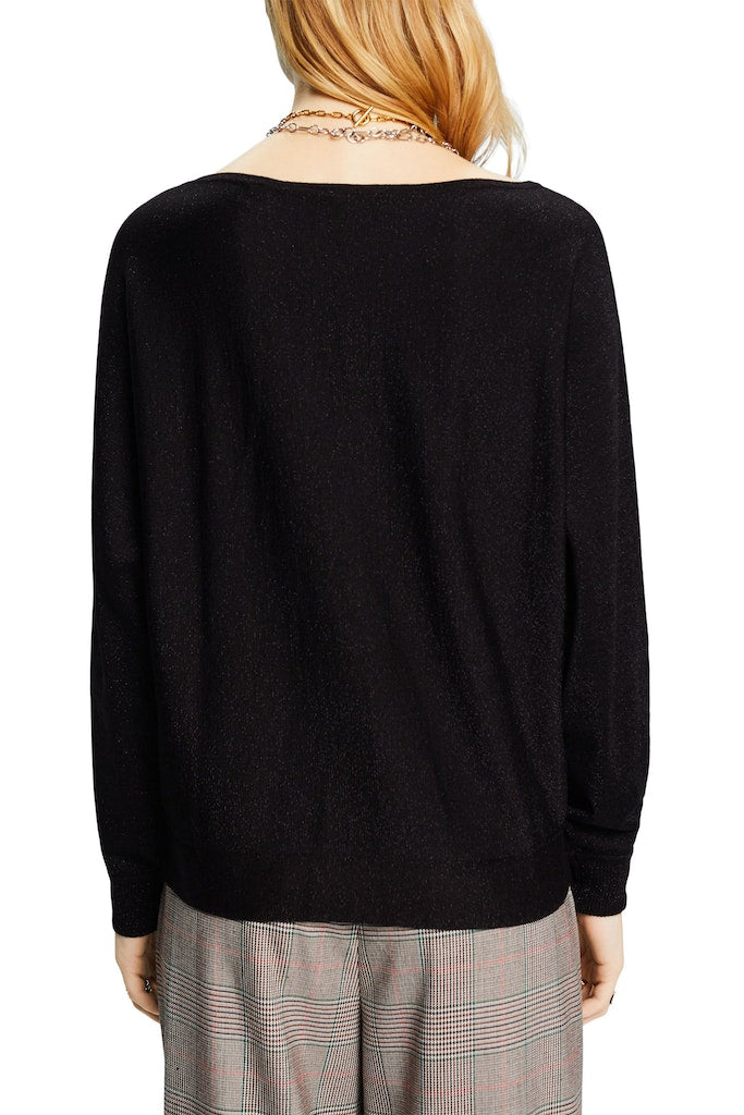 Round Neck Jumper - Black