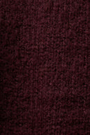 Jacquard Jumper - Bordeaux Red