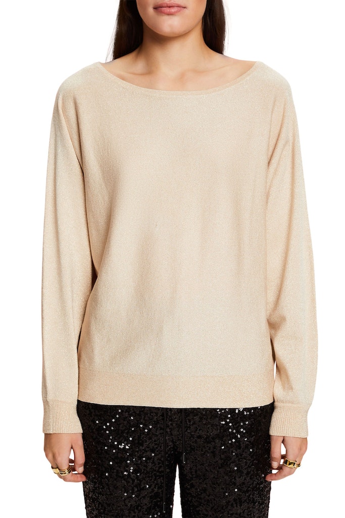 Round Neck Jumper - Gold
