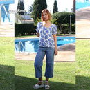 Etta Wide Leg Crop Jean - Light Wash