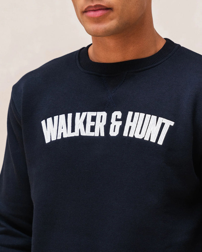 Applique Sweatshirt - Navy