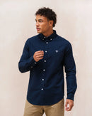 Long Sleeve Oxford Shirt - Navy