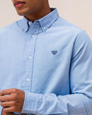 Long Sleeve Oxford Shirt - Light Blue