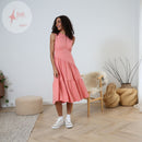 Effie Dress - Coral