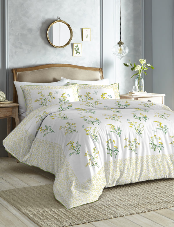 Elise Yellow Duvet Cover Set
