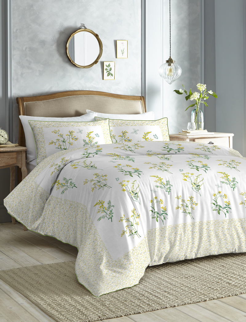 Elise Yellow Duvet Cover Set