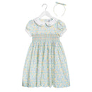 Elodie Dress - Lemon/blue