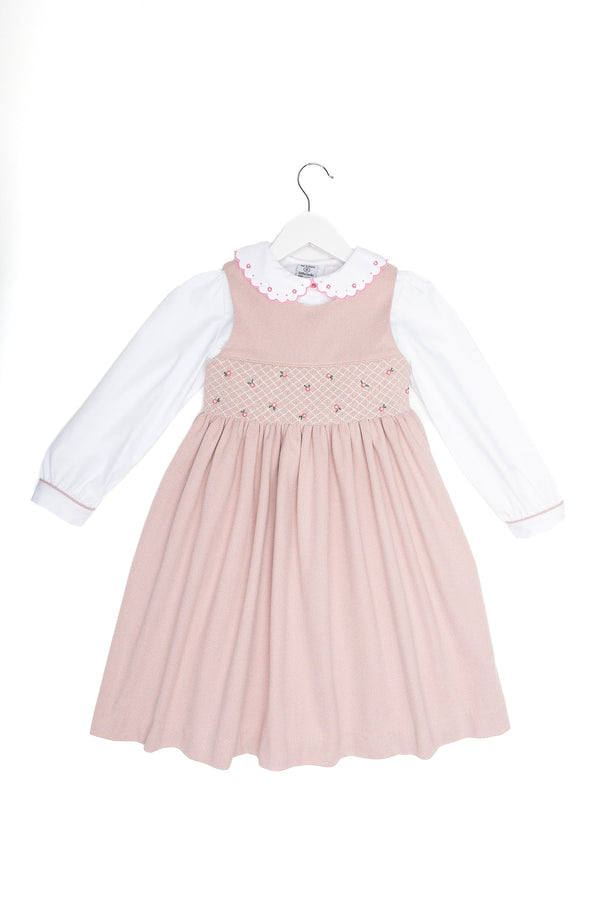 Emma Pinafore Set - Pink