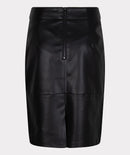 PU Pencil Skirt - Black