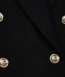 Boucle Blazer - Black
