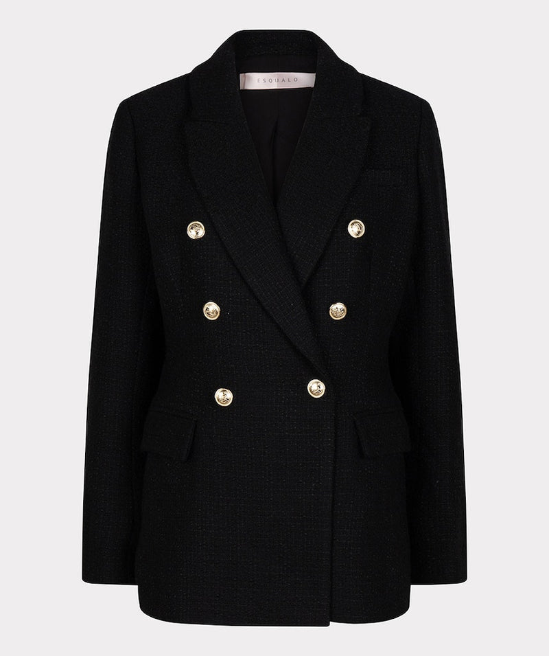Boucle Blazer - Black