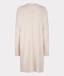 High Ribbed Cardigan - Light Sand