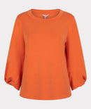 Twisted Sleeve Jumper - Rust