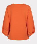 Twisted Sleeve Jumper - Rust