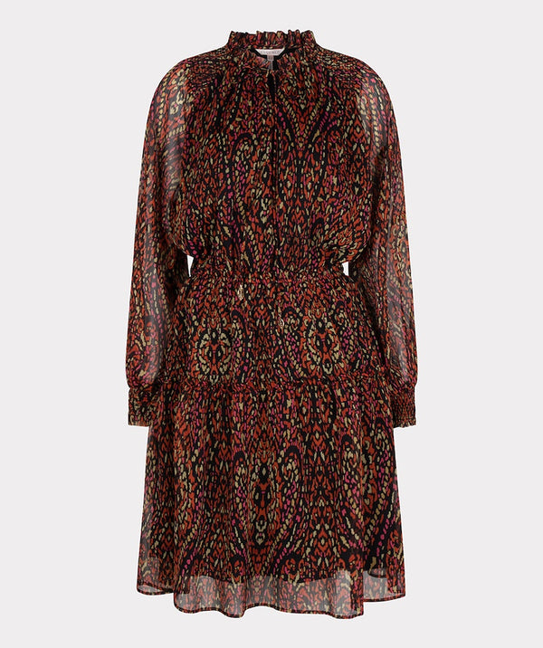 Chiffon Print Dress - Print