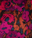 Floral Satin Blouse - Print