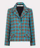 Pied De Poule Blazer - Print