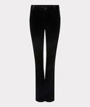 Velour Flair Trousers - Black