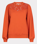 Lace Jumper - Pumpkin