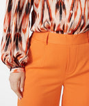 Elastic Waist Trouser - Pumpkin