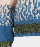 Striped Polo Neck Jumper - Multicolour