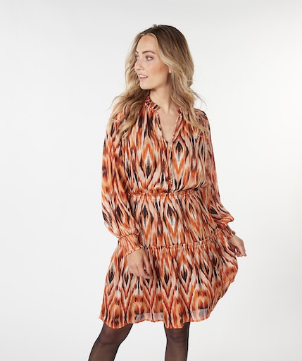 Ethnic Skins Short Dress - Print