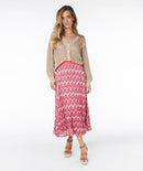 Open Knit Cardigan - Gold