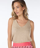 Lurex Camisole - Gold