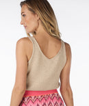 Lurex Camisole - Gold