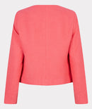 Slub Boucle Blazer - Strawberry