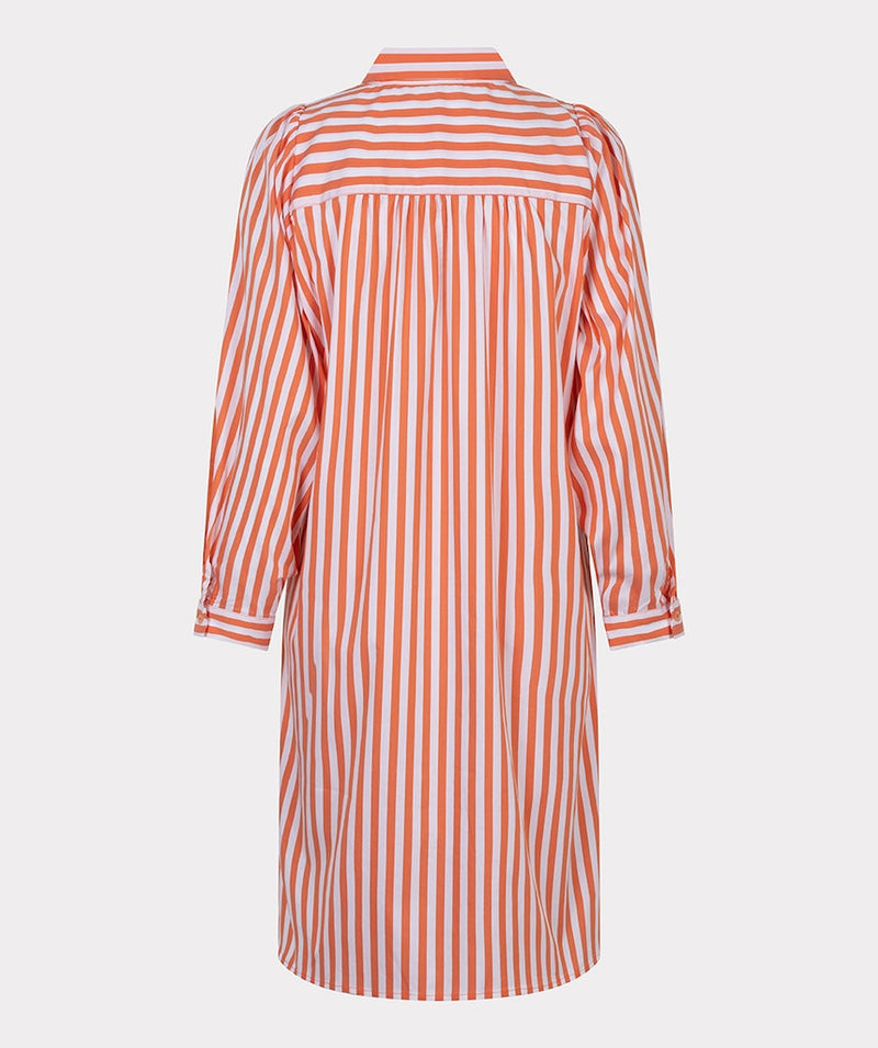 Striped Dress - Off White/cantaloupe