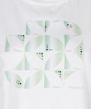 Blocks Print T-Shirt - Off White/green