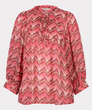 ZigZag Print Blouse - Print