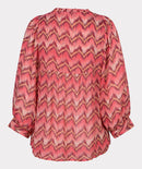 ZigZag Print Blouse - Print
