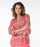ZigZag Print Blouse - Print