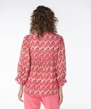 ZigZag Print Blouse - Print