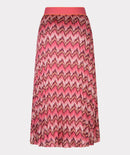 ZigZag Print Plisse Skirt - Print