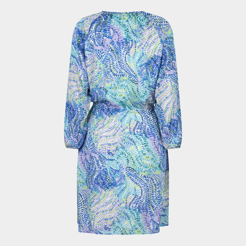 Bayside Leaves Print Dress - Print