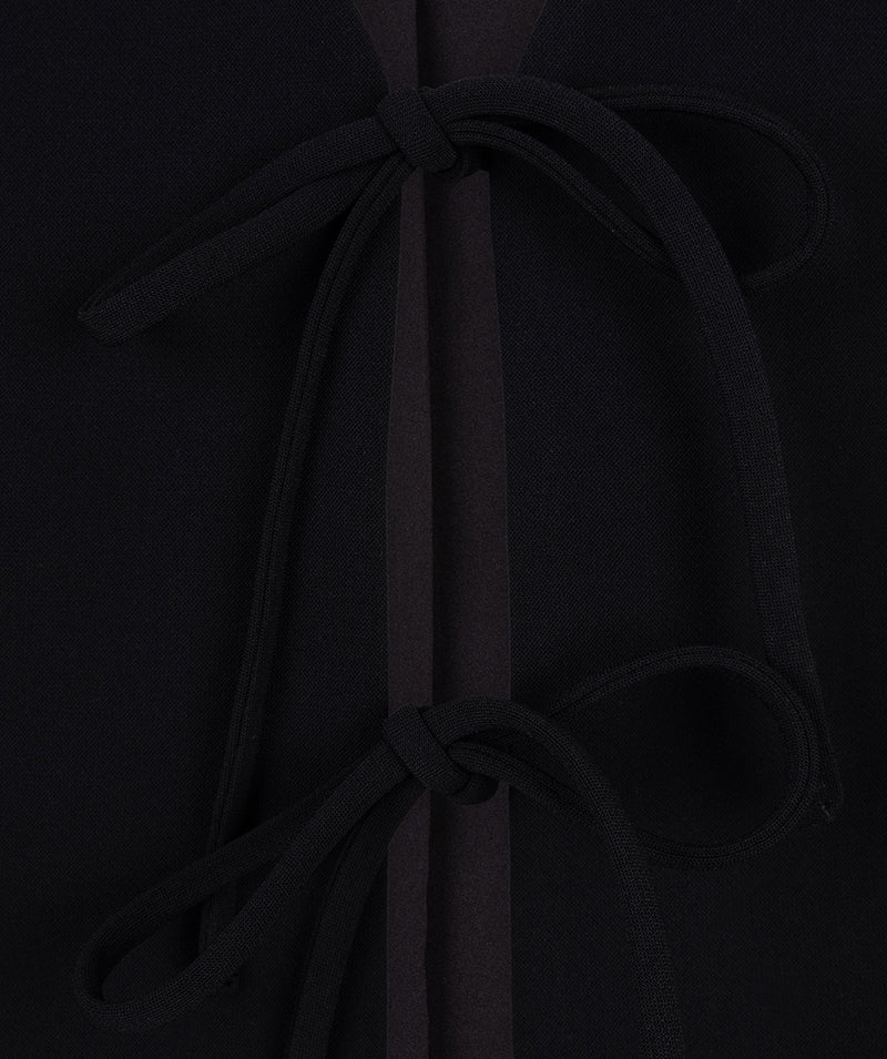 Bows Waistcoat - Black